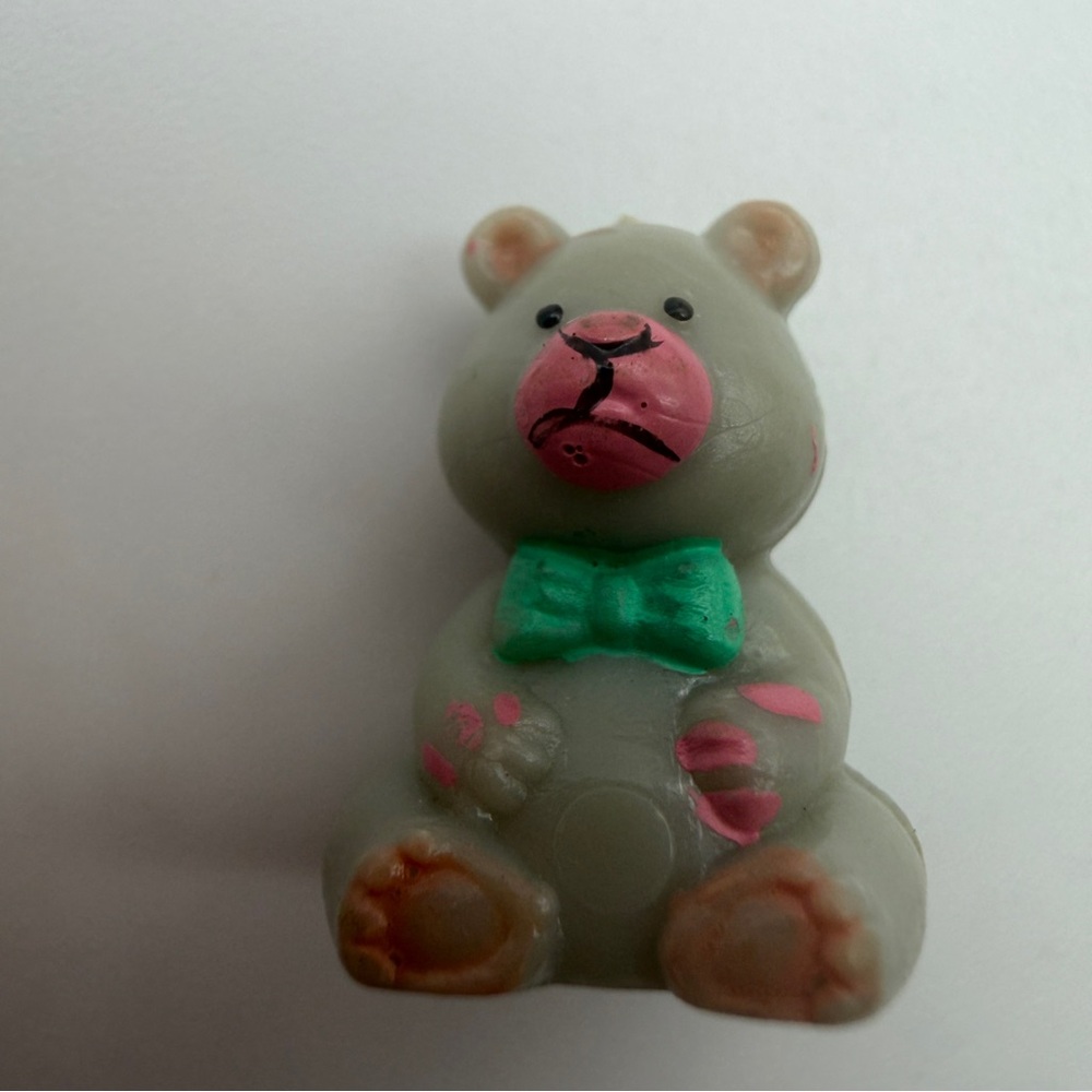 Vintage Blue Bird 1990's Teddy's Wonderland Bear Polly Pocket Mini Figurine